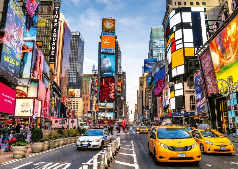 Wonder Forge Times Square New York 1000 Piece Jigsaw Puzzle for Adults | Unique  Perfectly-Fitting Pieces | Fun  Vibrant Imagery |   Exclusive - Image 1